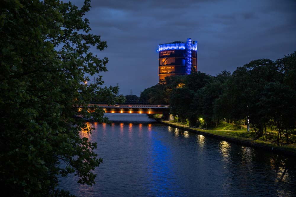 Gasometer am Rhein-Herne-Kanal, Oberhausen Gasometer am Rhein-Herne-Kanal, Oberhausen